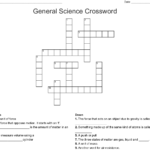 Science Crossword Puzzles Printable Printable Crossword