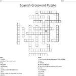Spanish 2 Chapter 3B Crossword Wordmint Printable