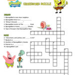 SpongeBob Crossword Puzzle Spongebob Birthday Party