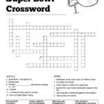 Super Bowl Crossword Free Printable