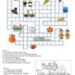 Thanksgiving Crossword 1 In 2020 Thanksgiving Crossword