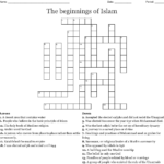 The Beginnings Of Islam Crossword Wordmint Islamic