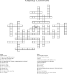 The Odyssey Crossword Puzzle Pdf