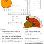 The Turkey And The Pumpkin Crossword Puzzles