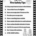Top 10 Home For Safety Tips Fire Safety Worksheets For