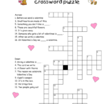 Top 5 Easy Valentine S Day Crosswords Valentines Word