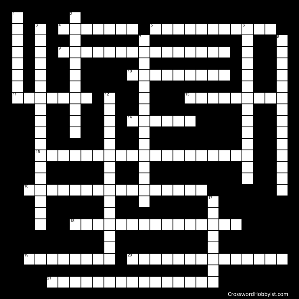 13 Colonies Crossword Crossword Puzzle