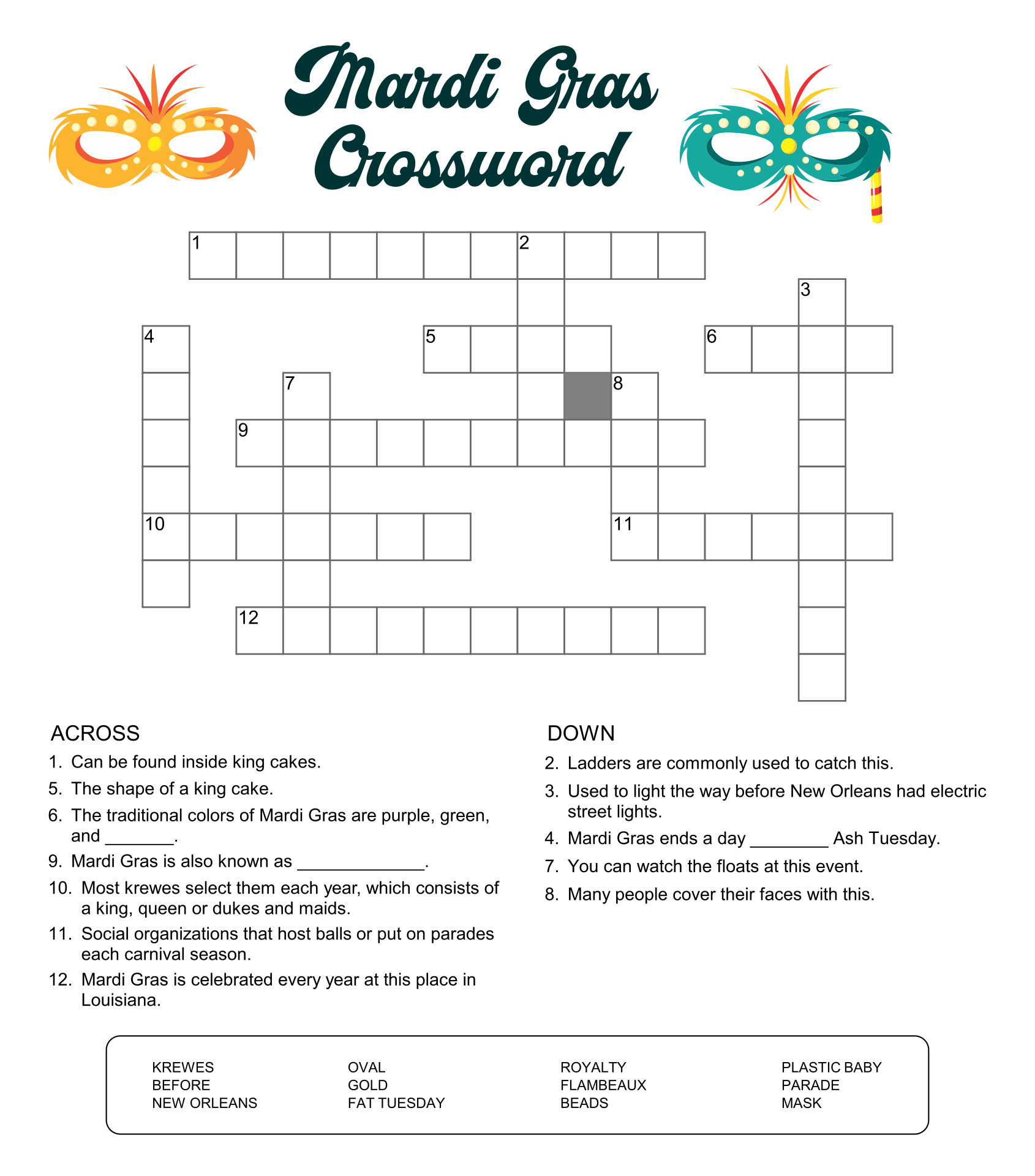 Easy Easy Crossword Puzzles Printable
