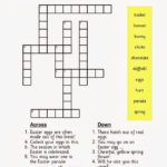 6 Easter Crossword Easy For Kids