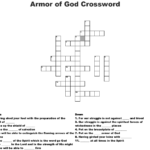 Armor Of God Crossword WordMint