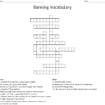 Banking Terms Crossword WordMint