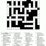 Baseball Crossword Puzzle Cy Young A Life In Baseball