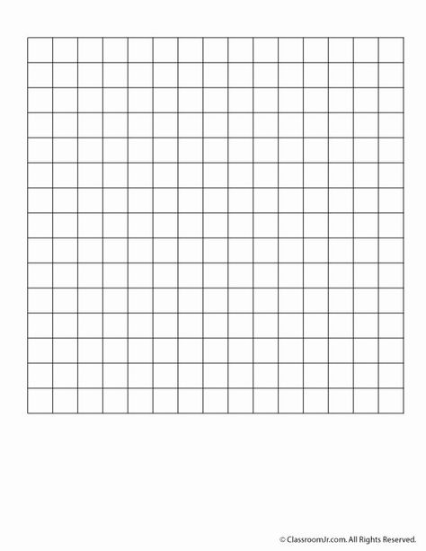 Printable Graph Paper For Crossword Puzzle