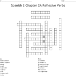 Crossword Puzzle Printable In Spanish Printable