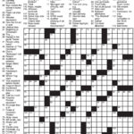 Daily Quick Crossword Printable Version Printable