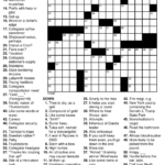 Easy Printable Crossword Puzzles Free Printable