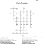 Elvis Presley Word Search WordMint