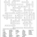 European Capitals Crossword Puzzle Free Printable