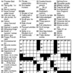 Free Daily Printable Crossword Puzzles October 2019