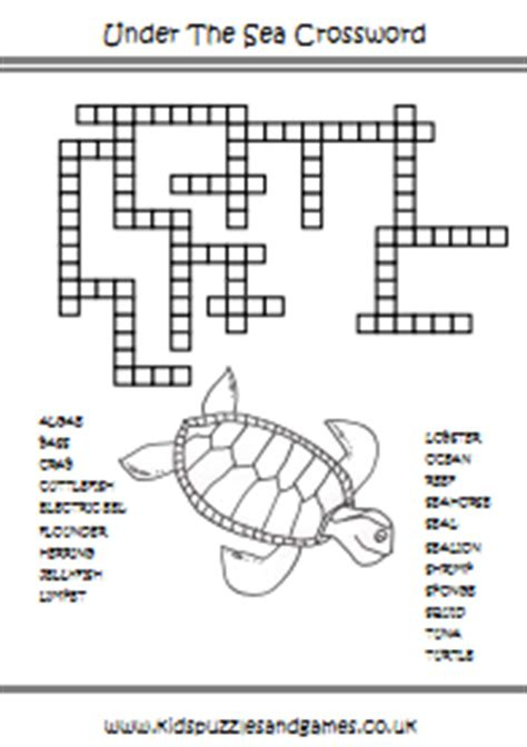 Free Easy Printable Crossword Puzzles For Adults