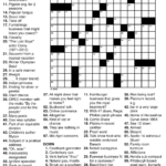 Free Printable Crossword Puzzles Printable Crossword