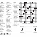 Free Printable Ny Times Crossword Puzzles Printable