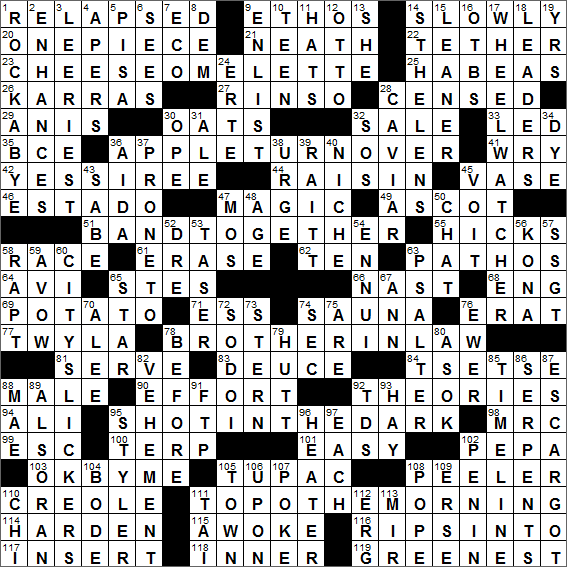La Times Printable Crossword Puzzles October 2022