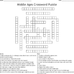 Middle Ages Crossword Puzzle WordMint