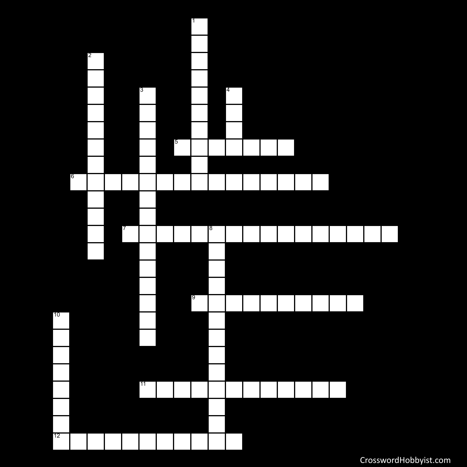 Printable Crossword Puzzle For Pre Lit