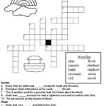 Noah S Ark Crossword With Images Bible Worksheets