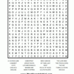 On Broadway Printable Word Search Puzzle Kids Word