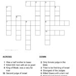 Printable Biblical Puzzle Printable Crossword Puzzles