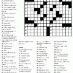 Printable Crossword Celebrity Printable Crossword Puzzles