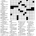 Printable Crossword Middle School Printable Crossword