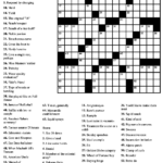 Printable Crossword Puzzles Beginners Printable