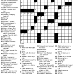 Printable Crossword Puzzles For Adults Hard Printable
