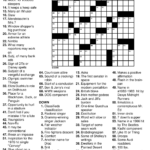 Printable Crossword Puzzles Medium With Answers