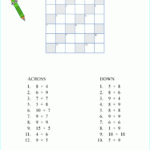 Printable Math Logic And Number Puzzle For Kids To Boost