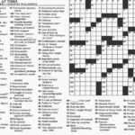 Printable Ny Times Sunday Crossword Puzzles Printable
