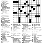 Puzzle Choice Printable Crosswords Printable Crossword