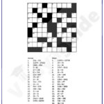 Puzzle Math Pdf Math Worksheet Excelent Printable