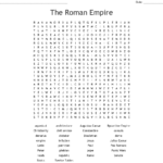 Roman Word Search Printable Word Search Printable