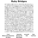 Ruby Bridges Crossword Puzzle WordMint