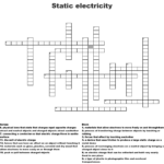 Static Electricity Crossword WordMint