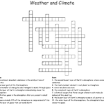 Weather Crossword Printable Weather Crossword Puzzle