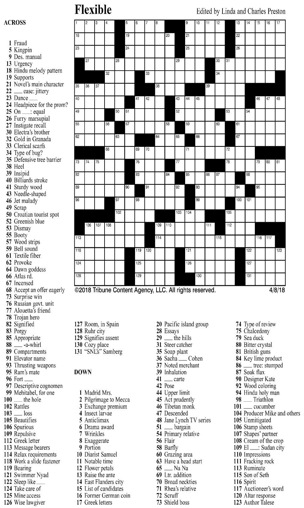 Printable Joseph Conrad Crossword Puzzle