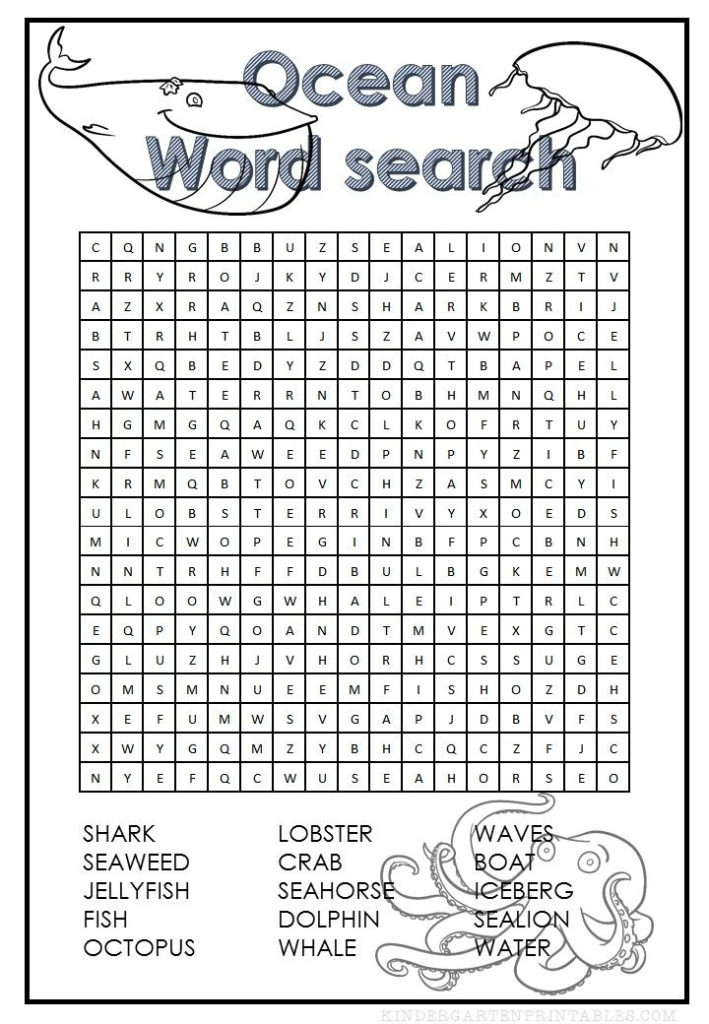 12 Under The Sea Word Search Printables KittyBabyLove