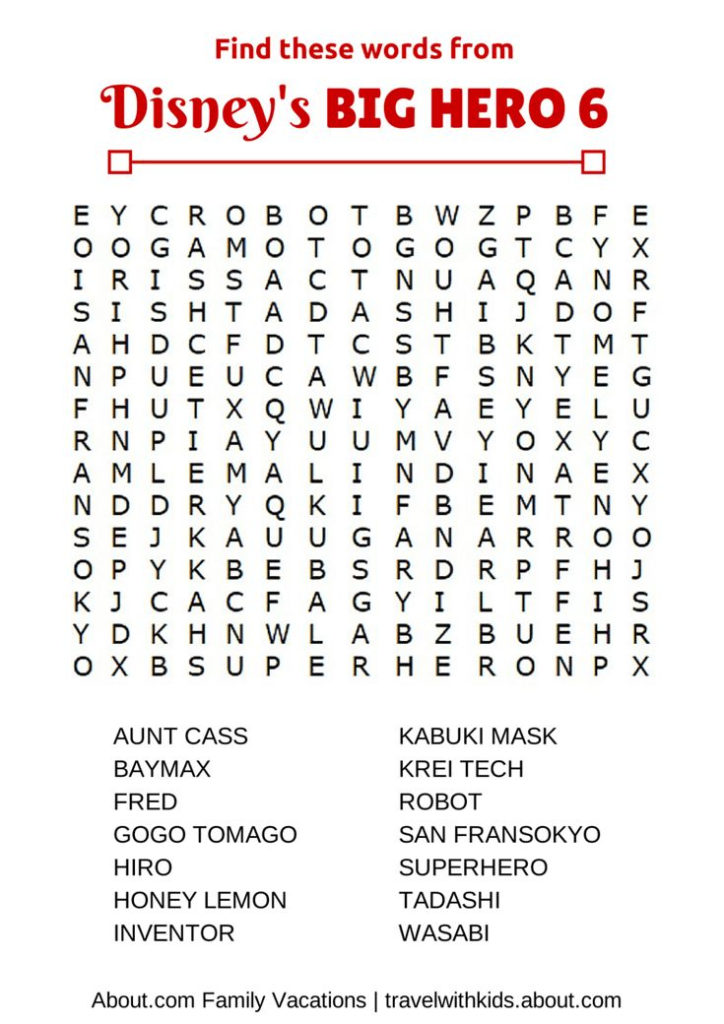 14 Free Printable Disney Word Searches Mazes And Games