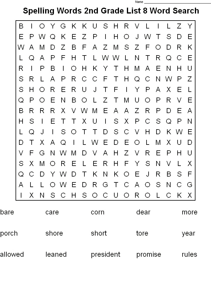 Free Printable Crossword Puzzles For 8th Graders