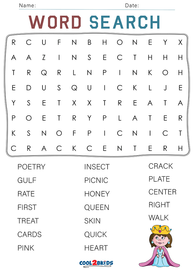 Crossword Puzzle 3rd Grade Free Printable